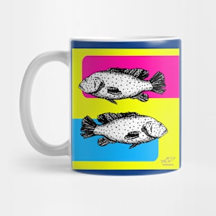 pop art fish design Mug